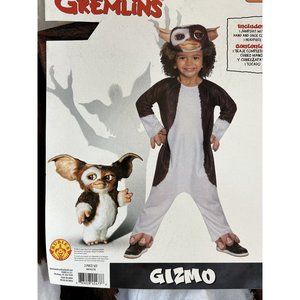 Gremlins Gizmo Toddler Halloween Jumpsuit Costume Size 3T 4T Headpiece New Kids